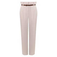 Брюки из шерсти и хлопка Brunello Cucinelli