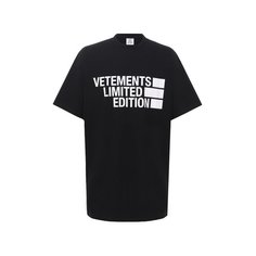 Хлопковая футболка Vetements