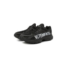 Текстильные кроссовки Vetements X Reebok Spike Runner 200 Vetements