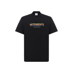 Хлопковая футболка Vetements