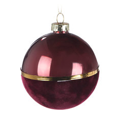 Шар Boltze бордовый 8 см