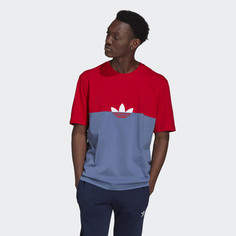 Футболка Adicolor Sliced Trefoil adidas Originals