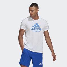 Футболка для бега Logo Graphic adidas Performance