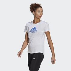 Футболка для бега Logo Graphic adidas Performance