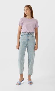 Stradivarius Базовая Футболка Женская Коллекция Multicolor L