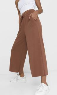 Stradivarius Брюки-Кюлоты Из Мягкой Ткани Женская Коллекция Multicolor L