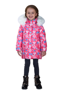 Куртка утепленная детская SAIMA, цв. розовый, р-р 122