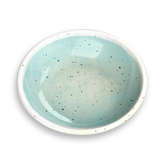 Одинарная миска для любое животное TarHong Desert Wash, меламин, бело-зеленый, 0.18 л