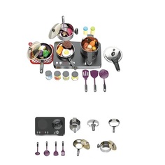 Набор посуды с плитой 555-BX047, 32 пр.: металлический Kitchen