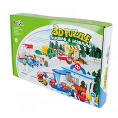 Мягкий 3D конструктор Ручки&Ножки Автозаправочная станция