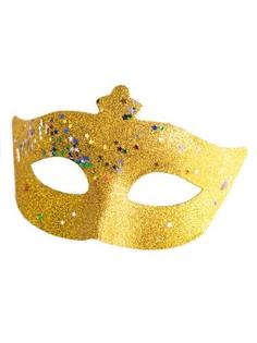 Маскарадная маска Золотое конфетти арт.82000 Феникс-Презент