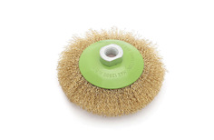 Щетка для УШМ проволочная конусная с резьбой М14 125 мм 60/1 Дело Техники 274325