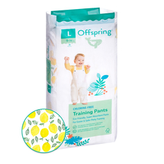 Трусики-подгузники Offspring Лимоны L (9-14 кг), 36 шт.