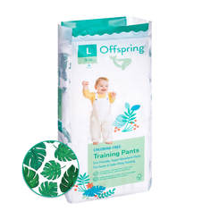 Трусики-подгузники Offspring Тропики L (9-14 кг), 36 шт.