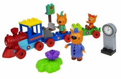Конструктор 1TOY Три Кота Путешествие на поезде