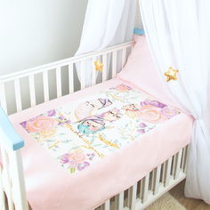 Комплект детского постельного белья Золотой Гусь Совушки