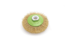 Щетка для УШМ проволочная конусная с резьбой М14 100 мм 100/1 Дело Техники 274300