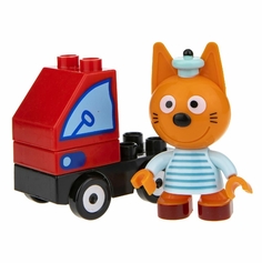 Конструктор 1TOY Три Кота Коржик на грузовичке