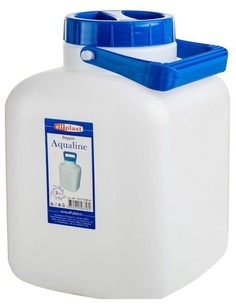 Бидон ElfPlast Aqualine, белый, 5 л