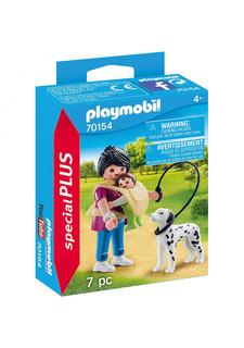 Конструктор Playmobil Мать с младенцем и собакой 70154