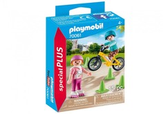 Конструктор Playmobil Дети с велосипедом 70061