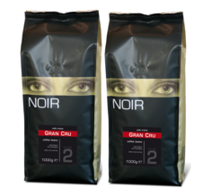 Кофе в зернах NOIR "GRAN CRU" (A-100), набор из 2 шт. по 1 кг