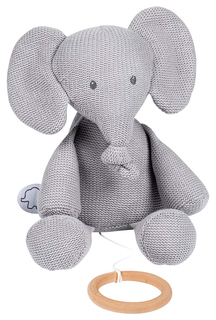 Игрушка мягкая музыкальная Nattou Musical Soft toy Tembo tricot Слоник, 32 см