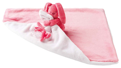 Игрушка мягкая Nattou Doudou большая Lapidou Кролик coral-light pink