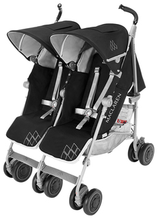Коляска для двойни Maclaren Twin Techno 2016 Black