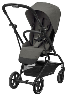 Коляска прогулочная Cybex Eezy S Twist+ 2 BLK Soho Grey с дождевиком и бампером