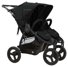Коляска для двойни 2 в 1 Bumbleride Indie Twin Matte Black черное шасси