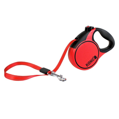 Поводок-рулетка KONG Terrain XS, лента, 3 м, до 12 кг, красный
