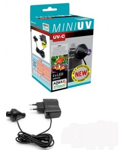 Стерилизатор Aquael MINI UV для фильтров FAN plus, UNIFILTER, TURBO Filter, Pat mini, 5вт