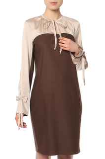 Платье женское Adzhedo 41667 коричневое 3XL
