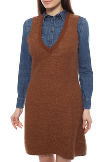 Платье-сарафан женское Calvin Klein collection 4307545 коричневое M