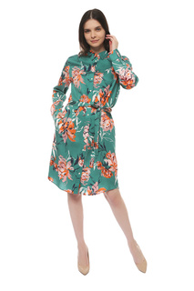 Платье-рубашка женское GANT 4503080 зеленое 40