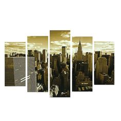 Модульная картина на подрамнике "Город", 2 — 25x52 см, 80x140 см Сюжет