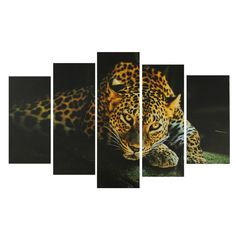 Модульная картина на подрамнике "Взгляд гепарда", 80x140 см Сюжет