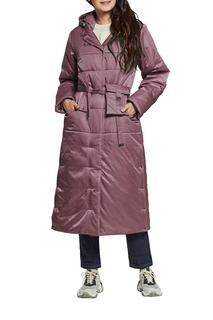 Пуховик-пальто женский D`imma 2111 красный 52-170