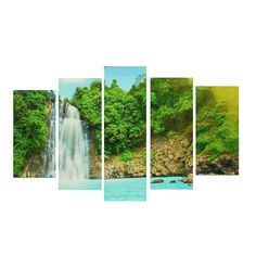 Модульная картина на подрамнике "Райский уголок", 80x140 см Сюжет