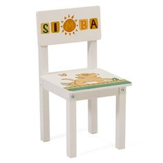 Стул детский Polini Kids Disney baby 105 S Король Лев, белый