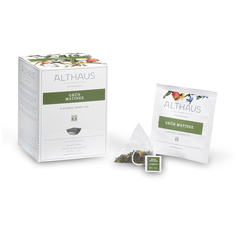 Чай зелёный Althaus Грюн Матинэ в пирамидках Hanseatic Tea Export GmbH 12х2 75г Германия