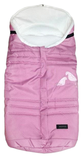 Спальный мешок в коляску Womar Wintry №12 розовый флисовый
