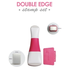 Аксессуары для маникюра Konad Double edge stamp set Квадратный штамп и скрапер