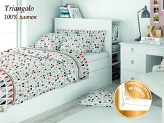 Детское постельное белье Amore Mio Eco cotton combo Il triangolo 1,5 сп.