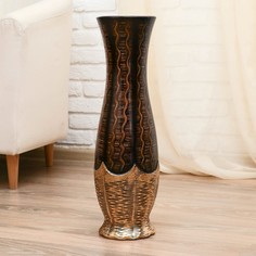 Ваза напольная "Волнушка" 16*60 см No Brand