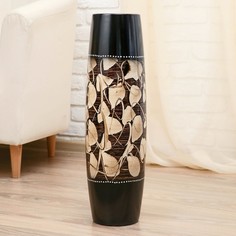 Ваза напольная "Листопад" бочонок 14*60 см No Brand