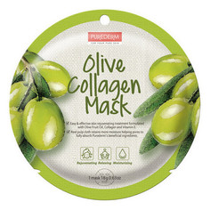 Маска Purederm для лица Olive Collagen 18 г