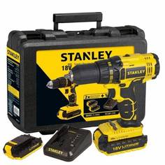 Аккумуляторная дрель-шуруповерт STANLEY SCD201D2K, 18В, 45 Нм, 2 АКБ х 2Ач