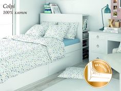 Детское постельное белье с простыней на резинке Amore Mio Eco cotton combo Colpi 1,5 сп.